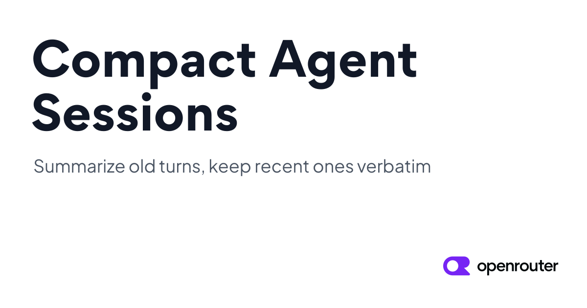 Compact Long Agent Sessions with ScaleDown Summarize