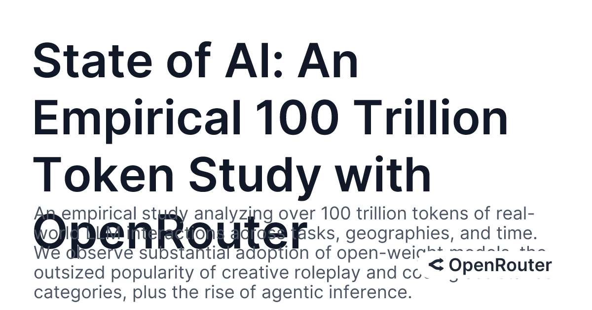 OpenRouterによるLLM利用分析