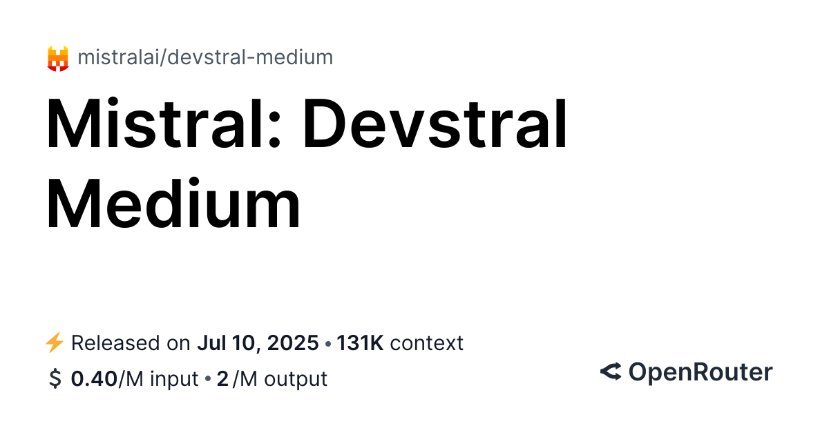 Devstral Medium logo
