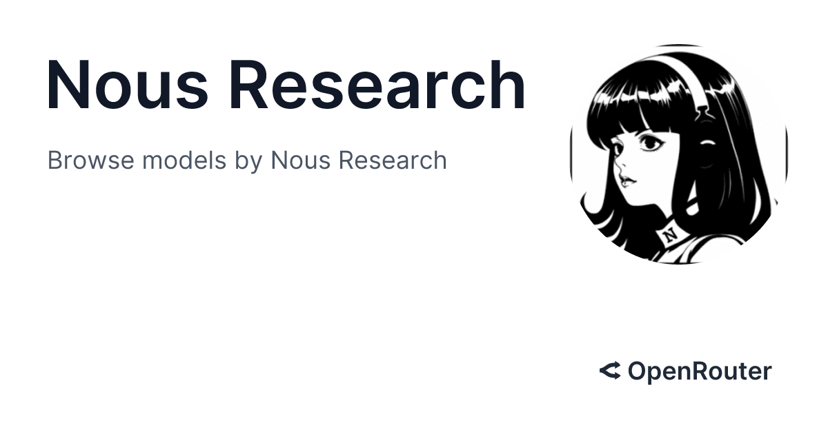 Nous research openrouter